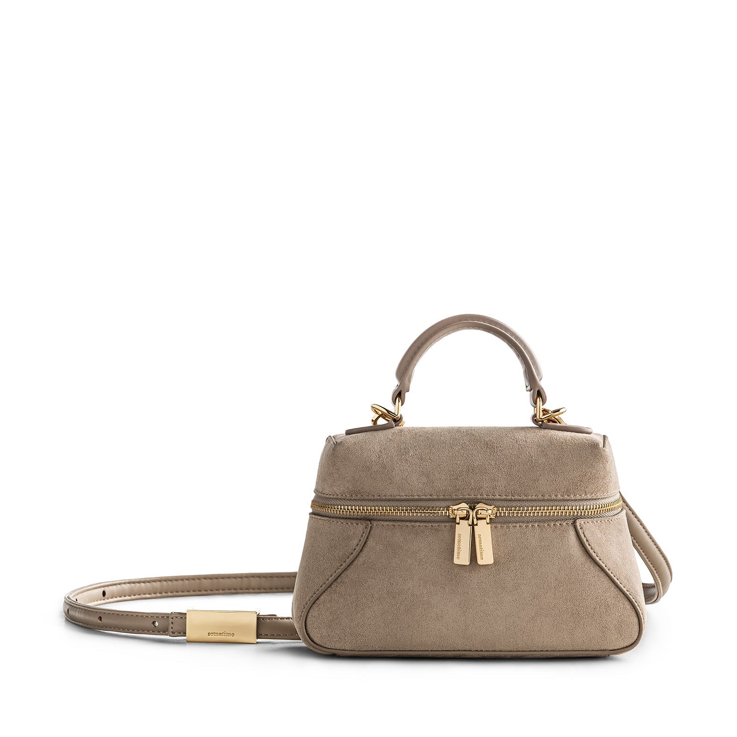 Zipzip Vanity Bag Suede